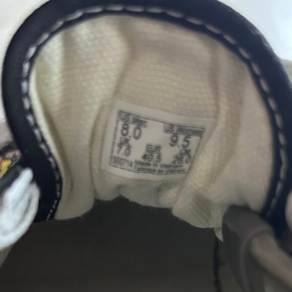 100888 Vans Old Skool Skull Flames Black Size 8 / 9.5  **USED** - Picture 5 of 5